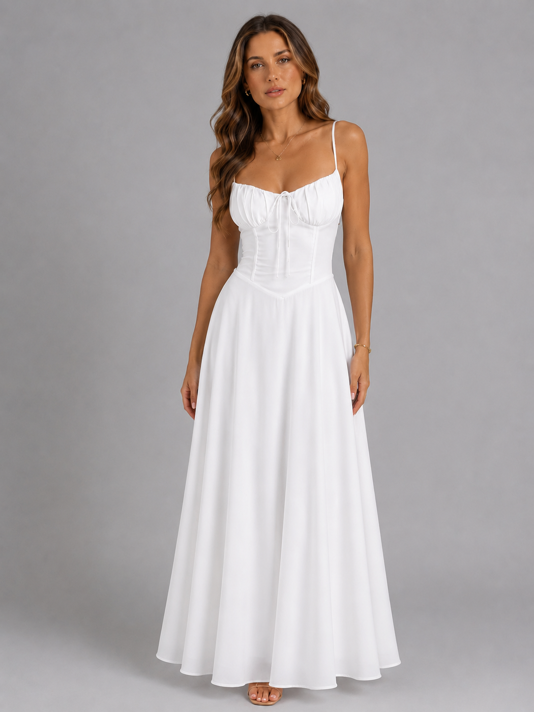 EVIE | Strappy Flowing Maxi Dress
