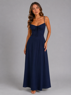 EVIE | Strappy Flowing Maxi Dress