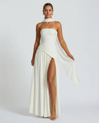 EVIE | Wrap Tie Waist Sleeveless Maxi Dress