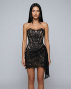 EVIE | Lace Corset Mini Dress