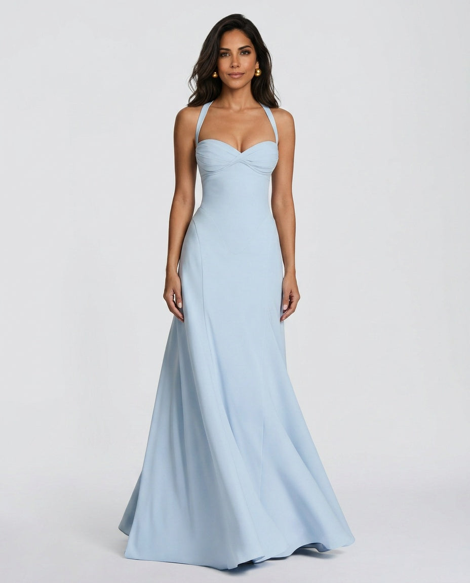 EVIE | Tiered Ruffle Sleeveless Maxi Dress