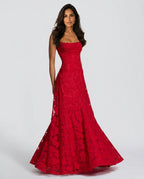 EVIE | Corset Lace-Up Back Maxi Dress