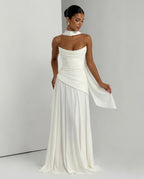 EVIE | One Shoulder Ruched Bodycon Maxi Dress