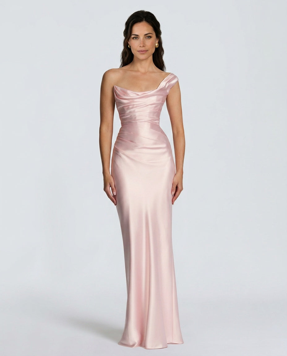 EVIE | Corset Strapless Sweetheart Maxi Dress