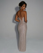 EVIE | Lace Trim Sleeveless Maxi Dress