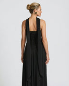 EVIE | Wrap Tie Waist Sleeveless Maxi Dress