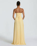 EVIE | One Shoulder Ruched Bodycon Maxi Dress