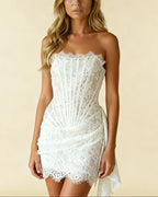 EVIE | Lace Corset Mini Dress