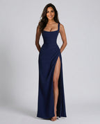 EVIE | Strapless Tiered Maxi Dress