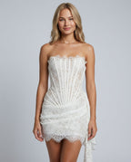 EVIE | Lace Corset Mini Dress