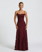 EVIE | Corset Lace-Up Back Maxi Dress