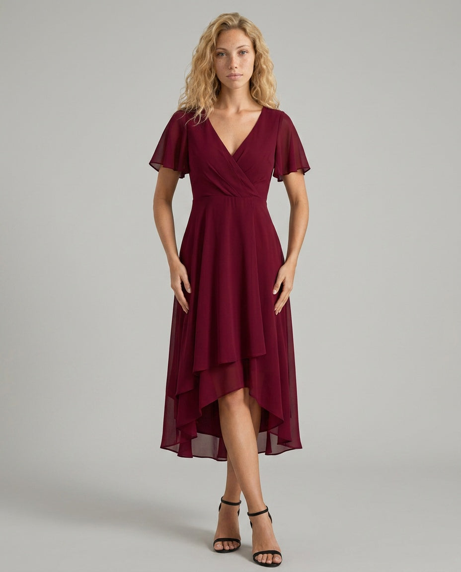EVIE | Floral Lace Sleeveless Midi Dress