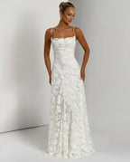 EVIE | Corset Lace-Up Back Maxi Dress